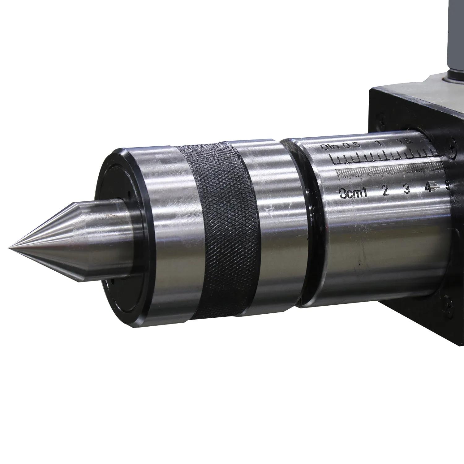 The live center is used when the chuck alone cannot support