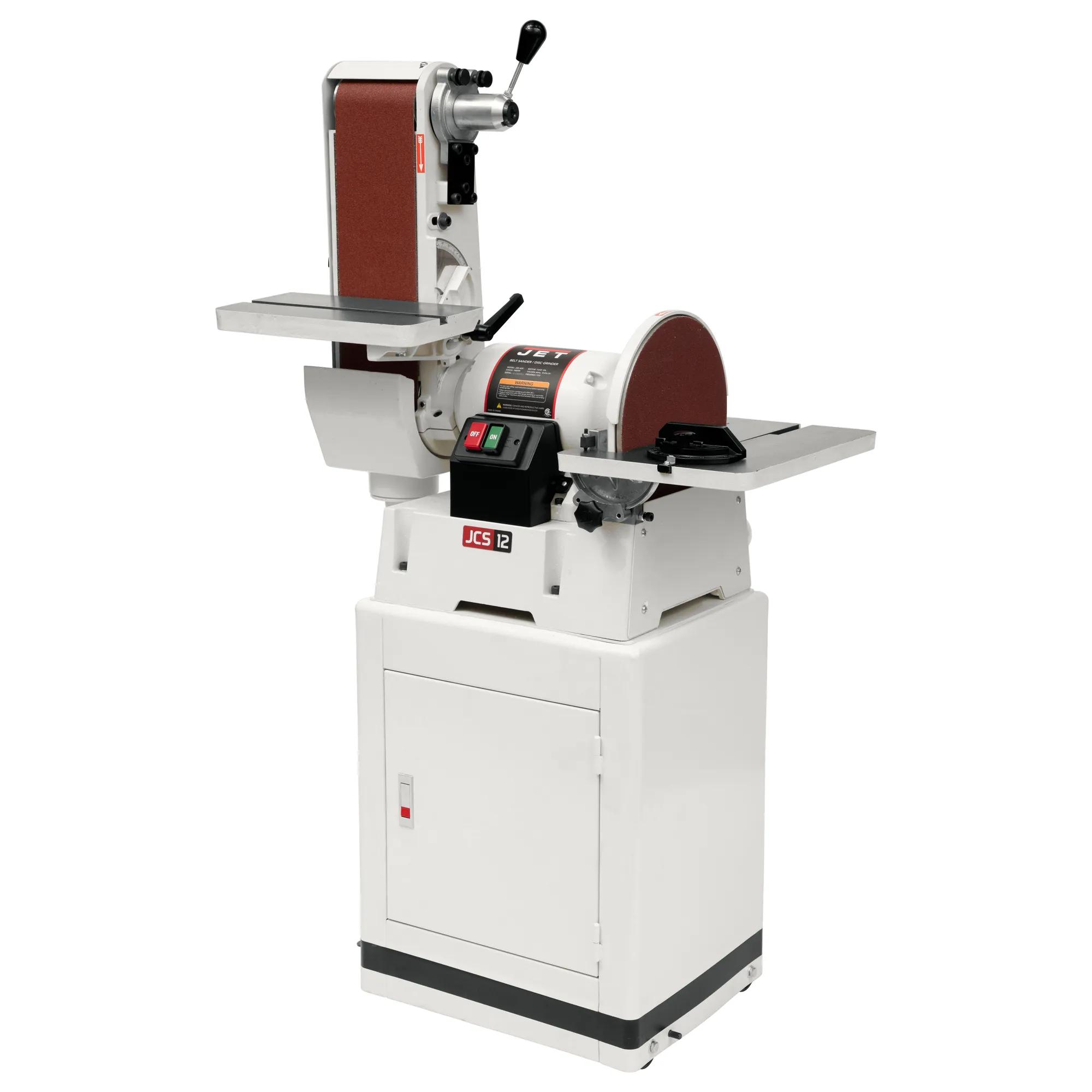 6" x 48" Belt / 12" Disc Sander w/ Closed Stand, 1.5HP, 115/230V 1PH(JSG-6CS)