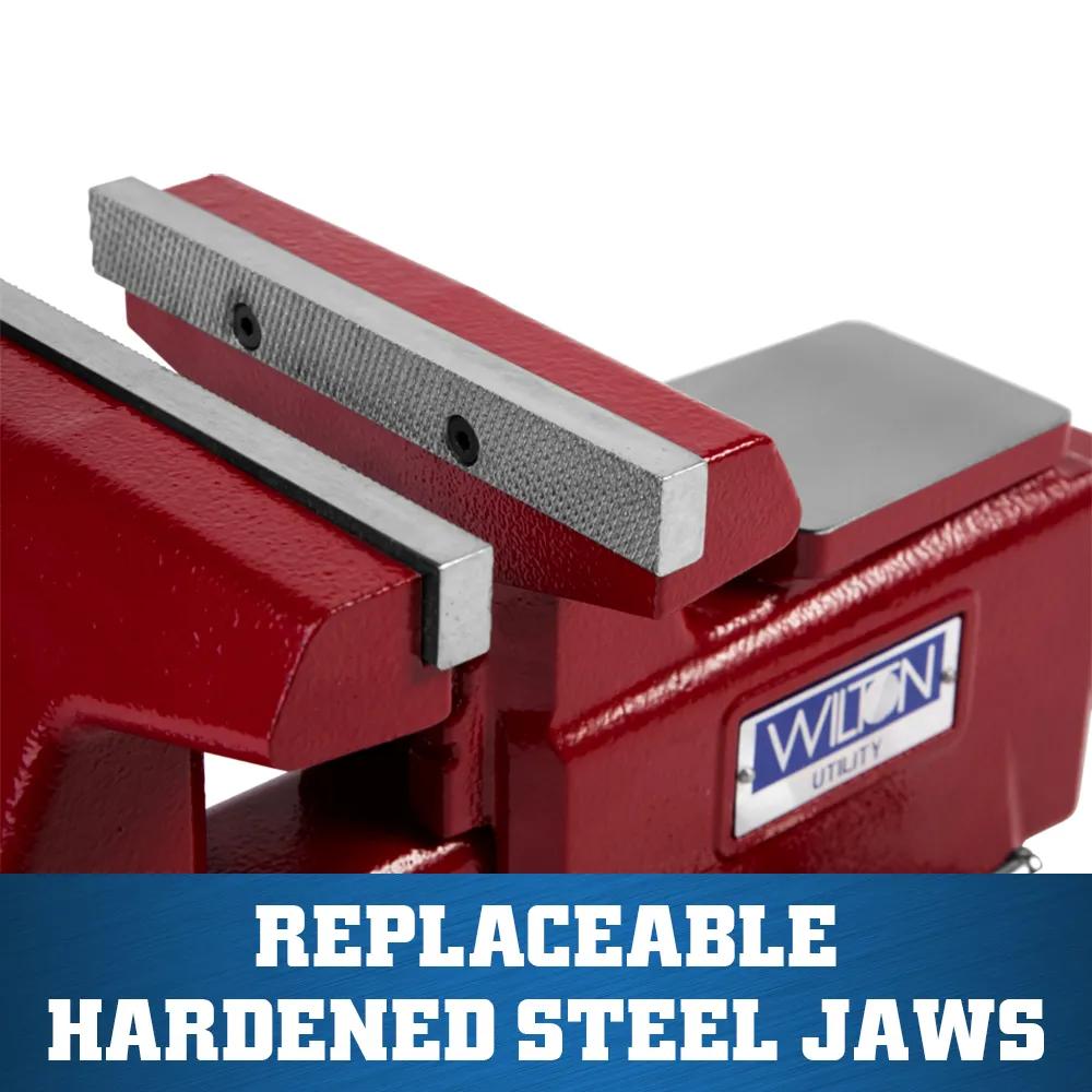 6-1/2 in. Utility Bench Vise with 360-Degree Swivel Base