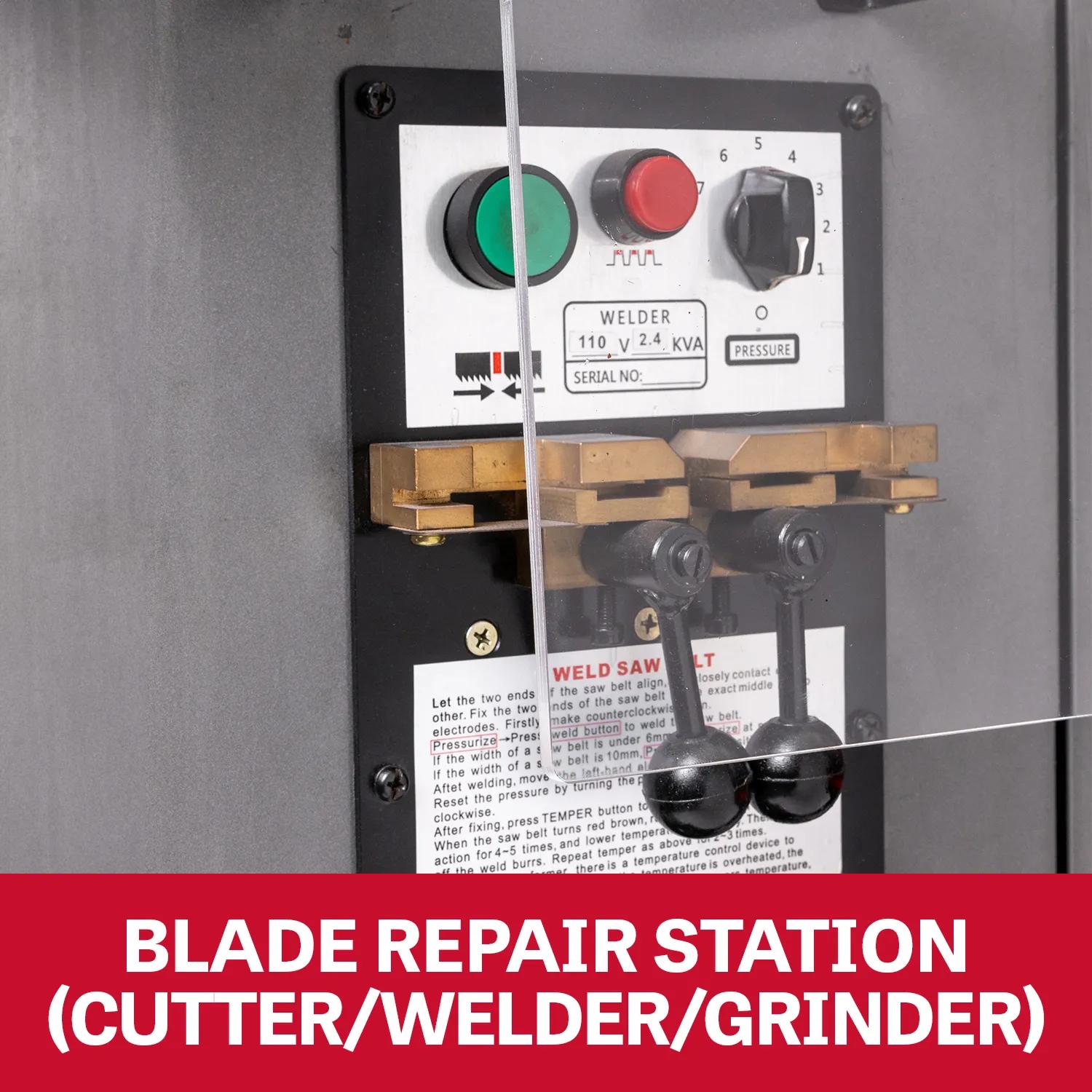 18"  Vari. Speed Vert. Bandsaw, 1HP, 110V 1PH(VBS-1813VS-DC)