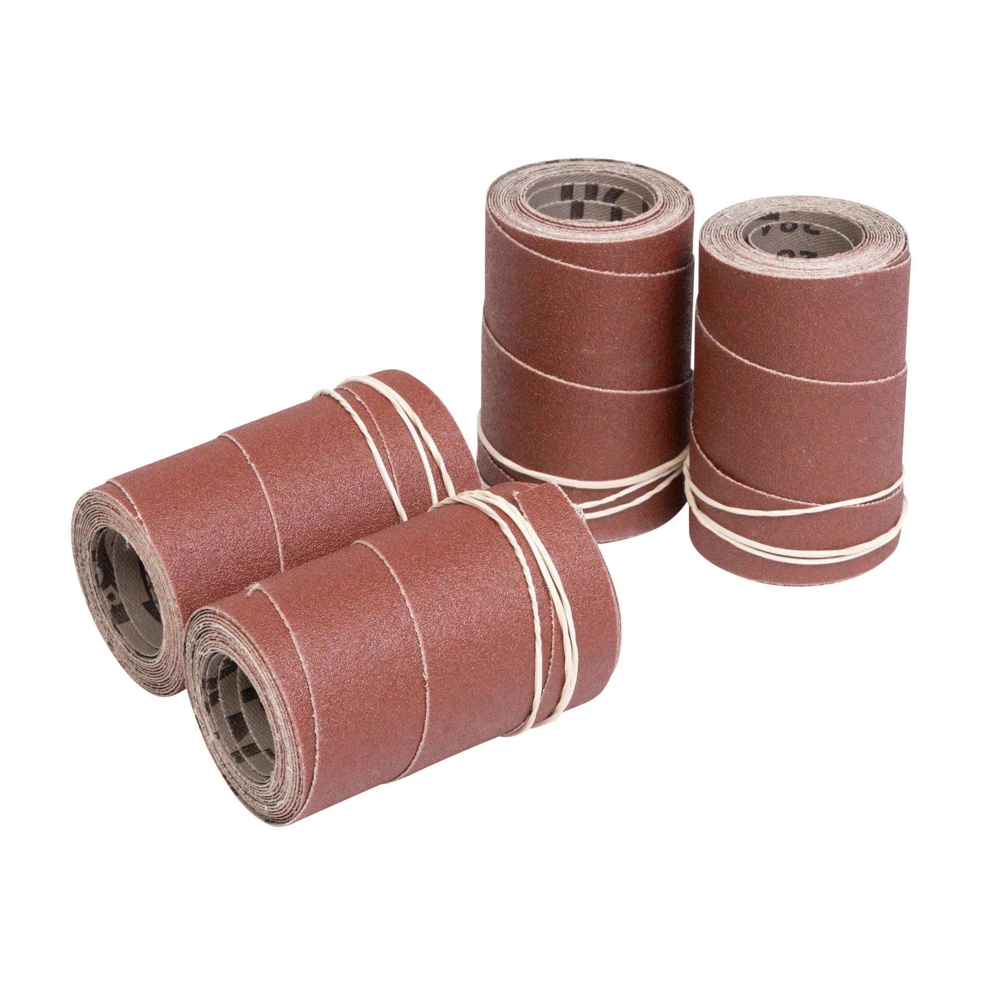 Ready-to-Wrap Abrasive Sandpaper, 16 in, 120 Grit, Pack of 4