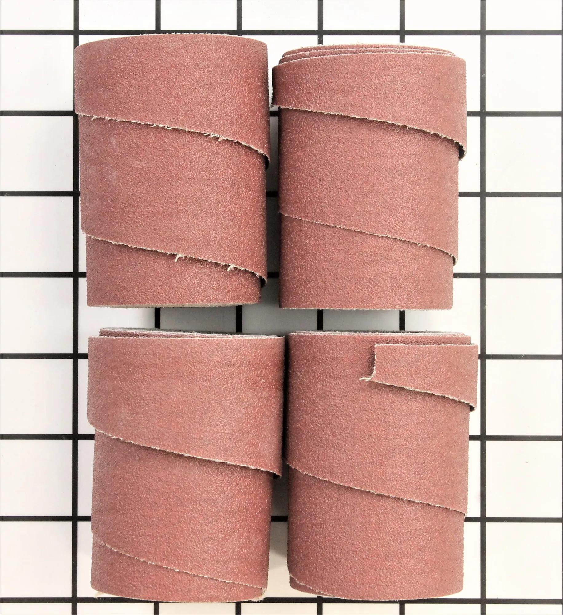 Ready-to-Wrap Abrasive Sandpaper, 16 in, 80 Grit, Pack of 4