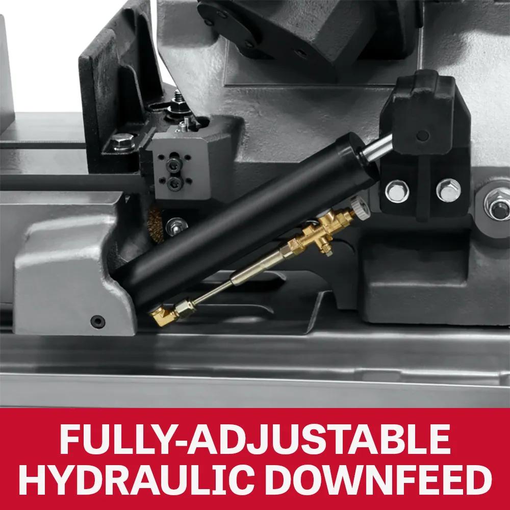 8" x 14" Horizontal Geared Head Bandsaw, 1HP, 230V 1PH(HBS-814GH)