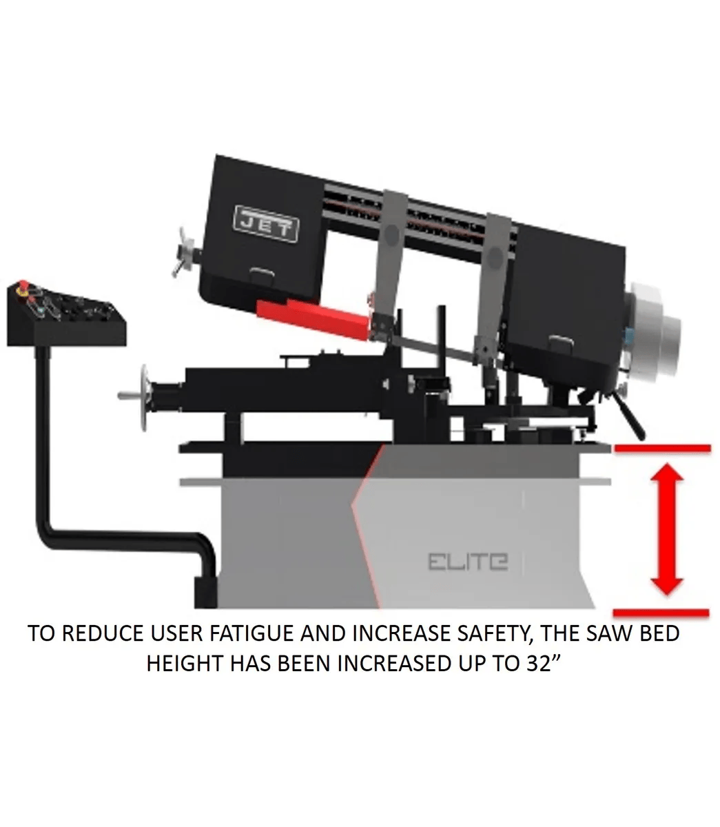 To reduce user fatigue and increase safety , the bed height has been increased up to 32 inches