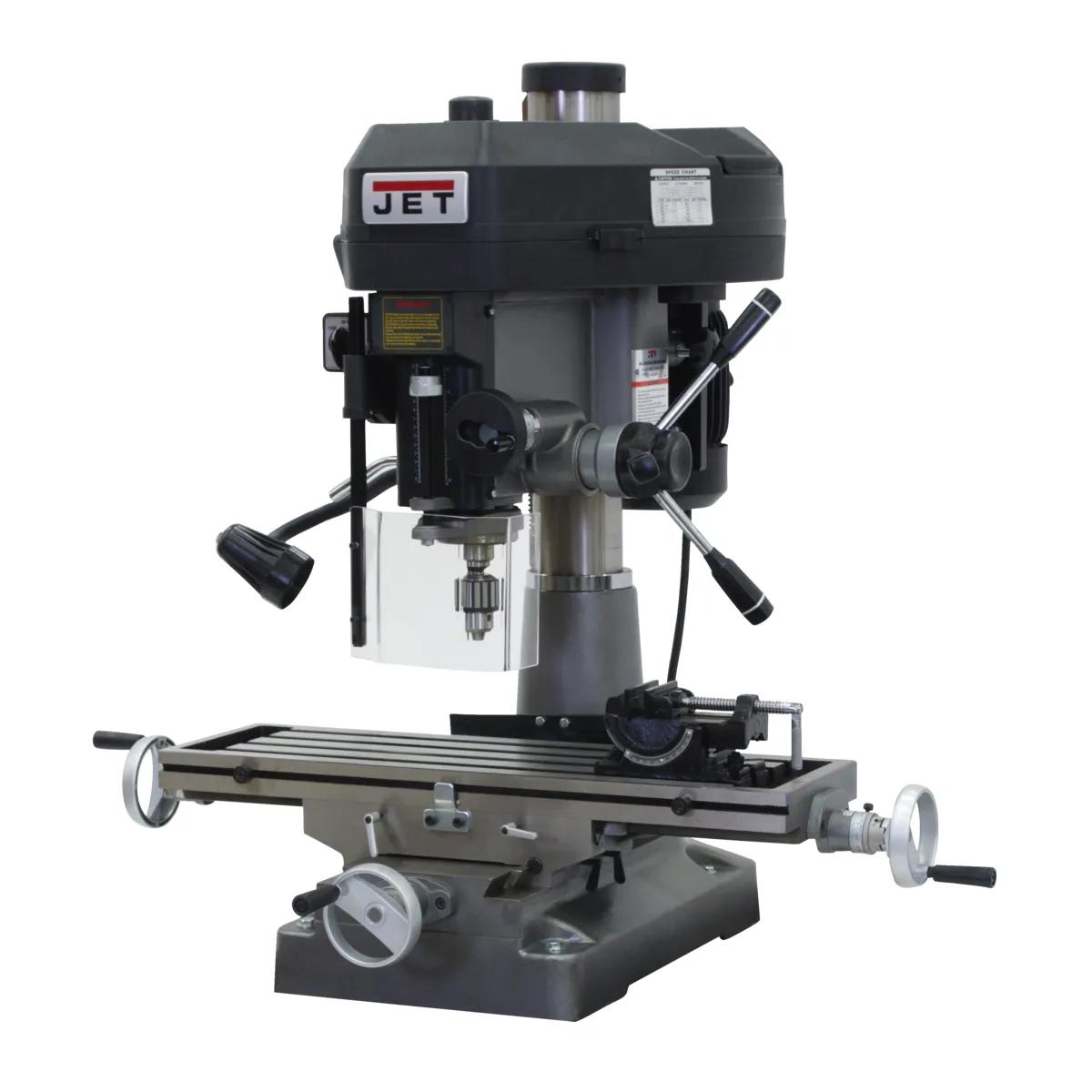9" x 32" Mill/Drill w/ R-8 Taper 1151Ph, 2HP, 115V 1PH(JMD-18)