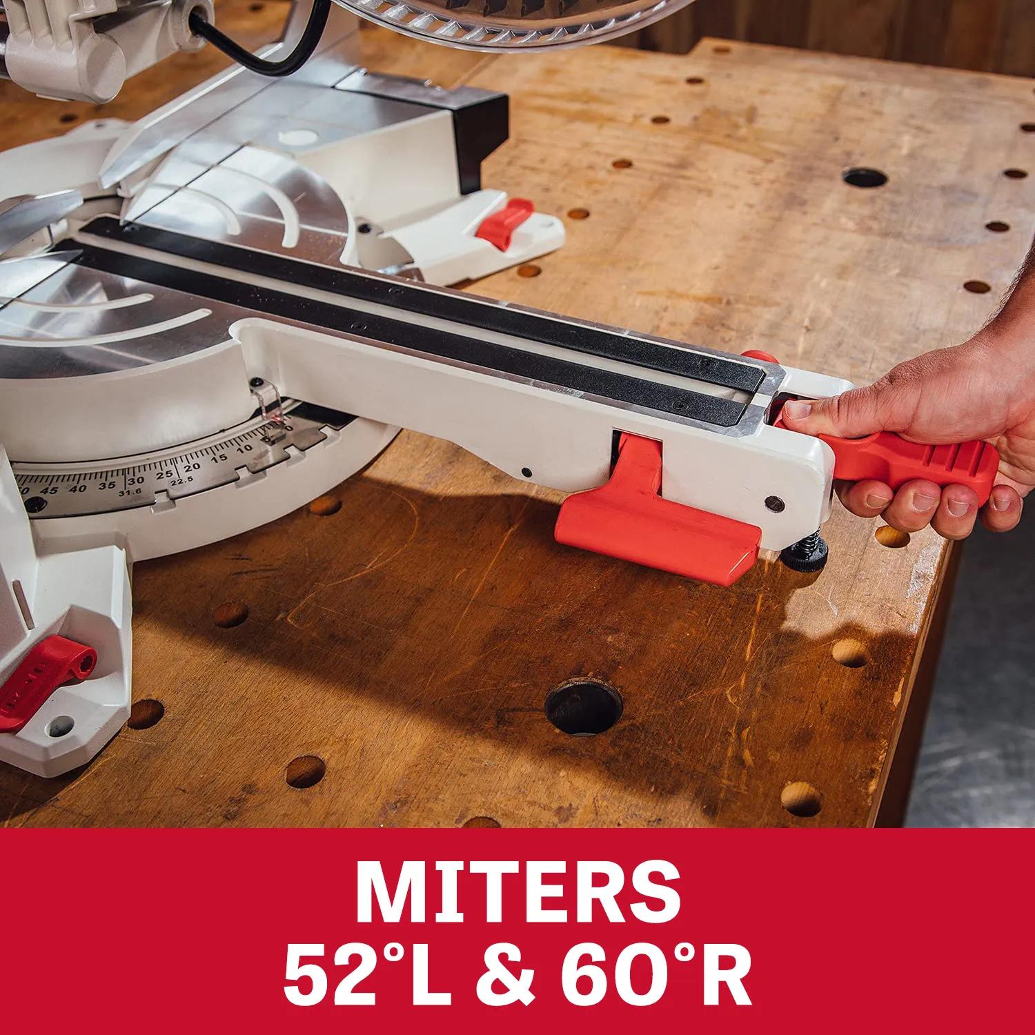 10" Sliding Dual Bevel Compound Miter Saw, 2.3HP, 115V 1PH(JMS-10X)