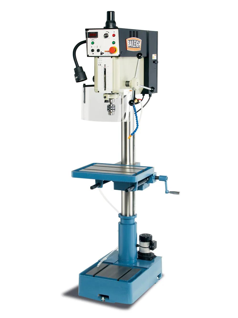 16" drill press lets you run tooling at the proper speed to fit your application and extend tooling life
