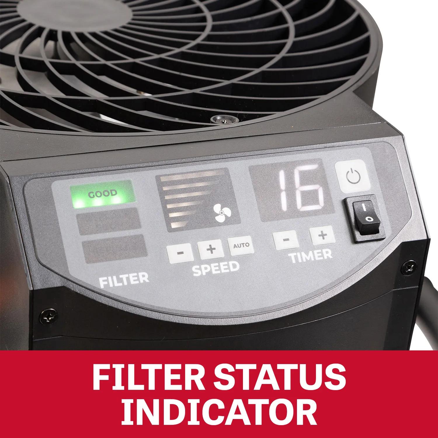 850 CFM, Filtration System, 0.25HP, 120V 1PH(AFS-850)
