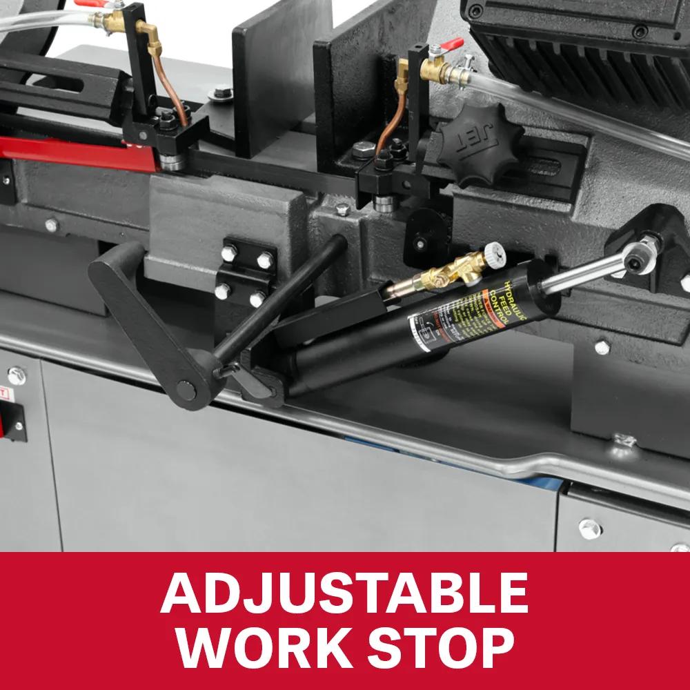 8" x 12" Horizontal/Vert. Geared Head Bandsaw, 1HP, 115/230V 1PH(HBS-812G)