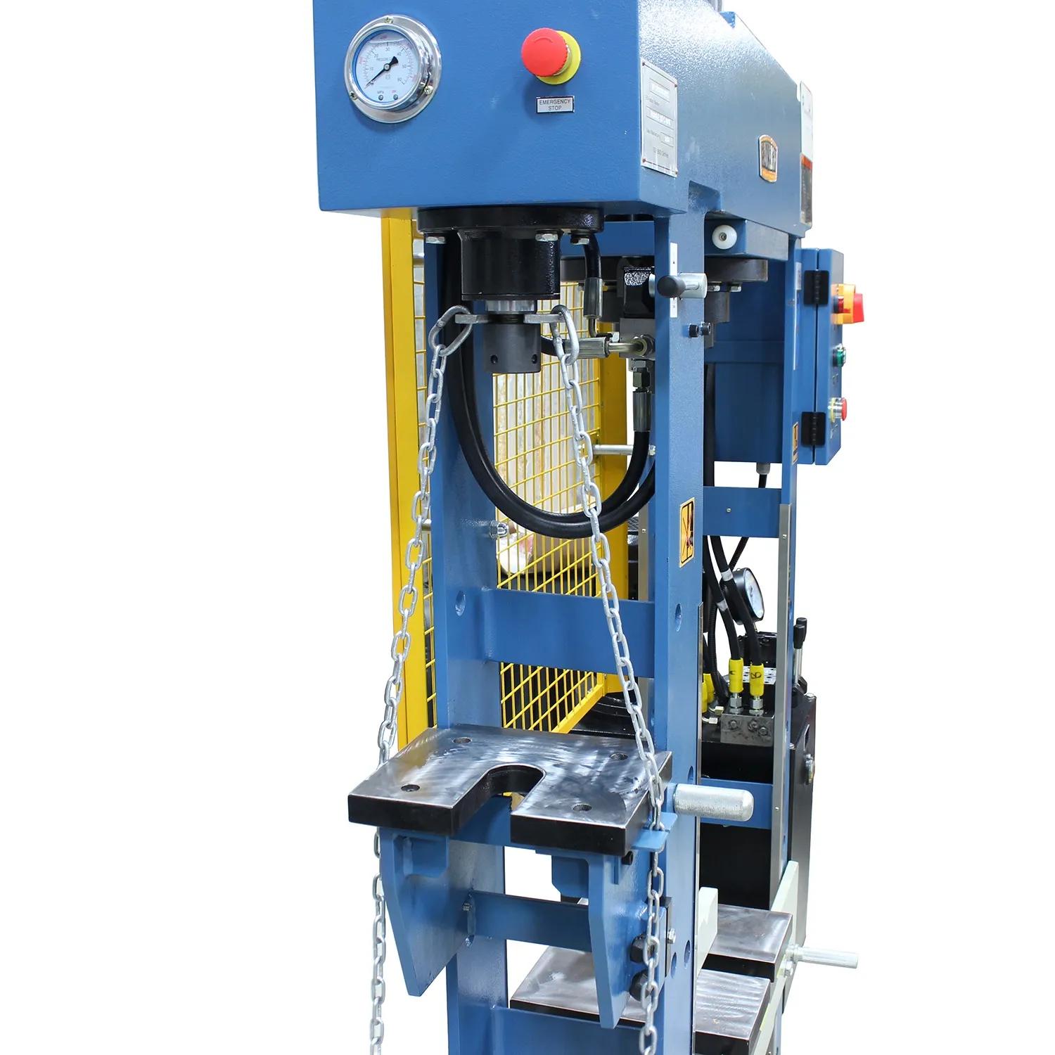 Side Cylinder Head; Removable head which presses against the work material.