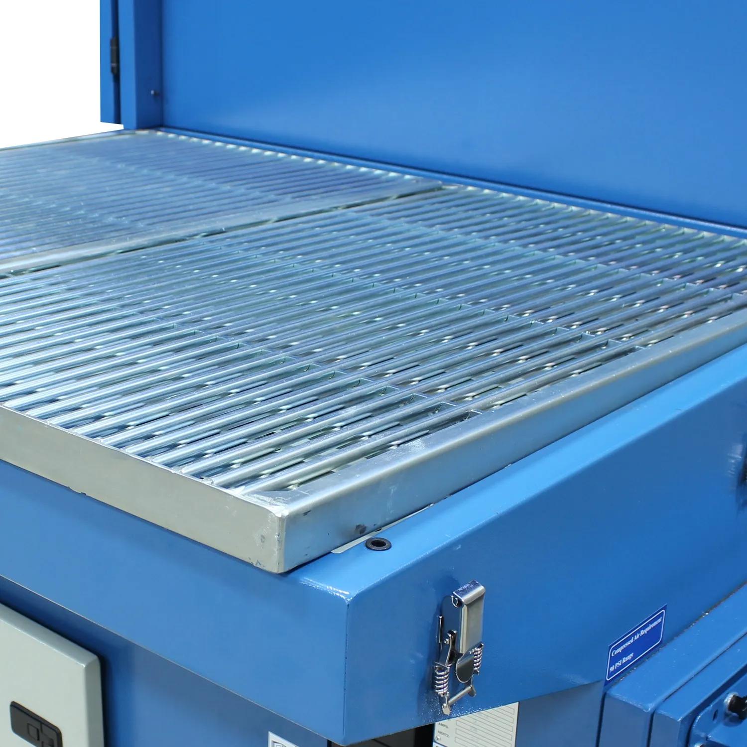 down draft table takes all the little partials that float around the shop and pull them straight down into a contained unit and also help to clean the air.