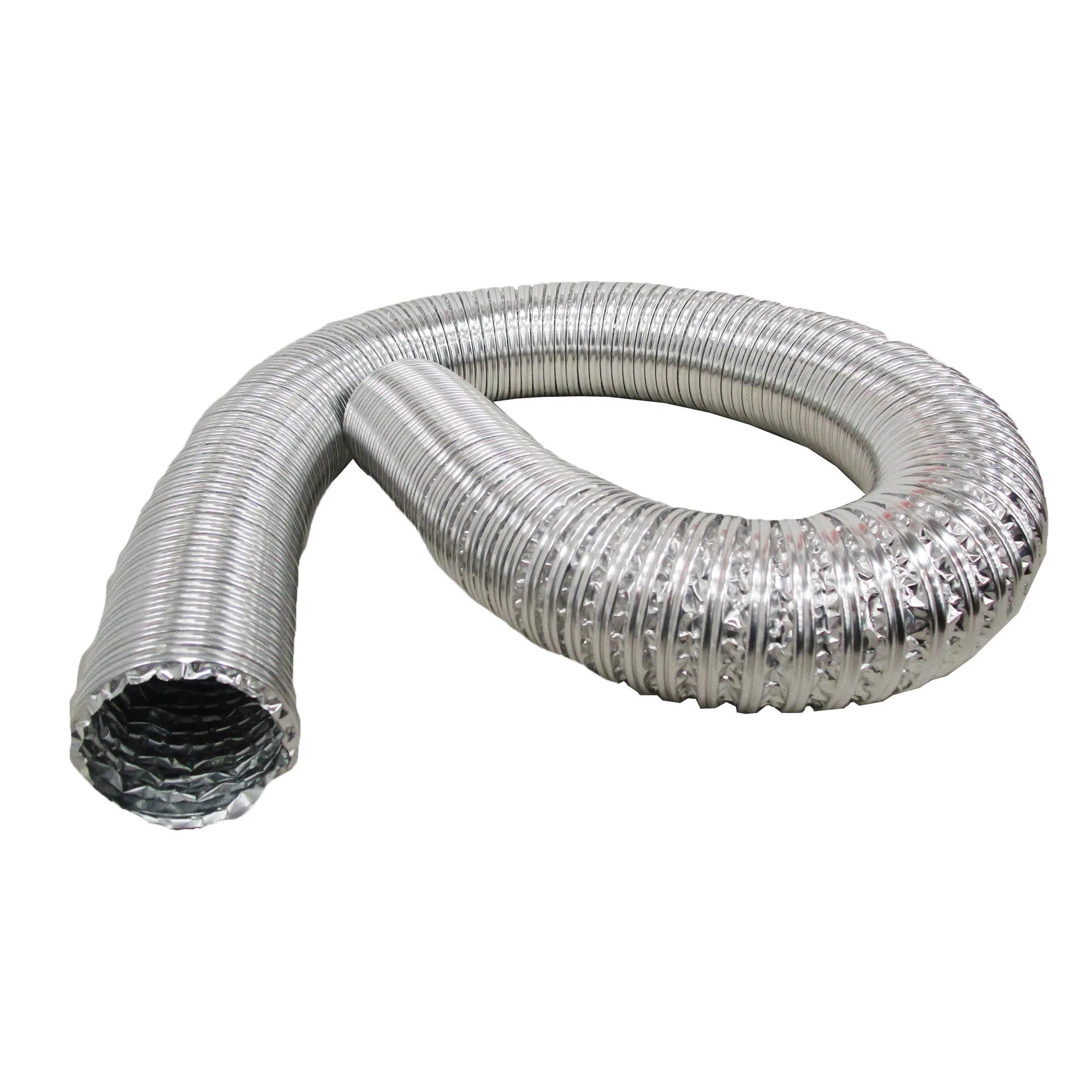 Heat Resistant Dust Collection Hose, 4 in dia x 2.5M length, Max 180 degrees