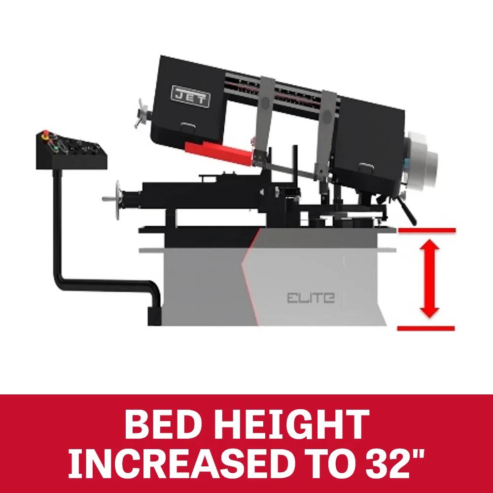 8" x 13" Vari. Speed Bandsaw, 1.5HP, 115/230V 1PH(EHB-8VS)