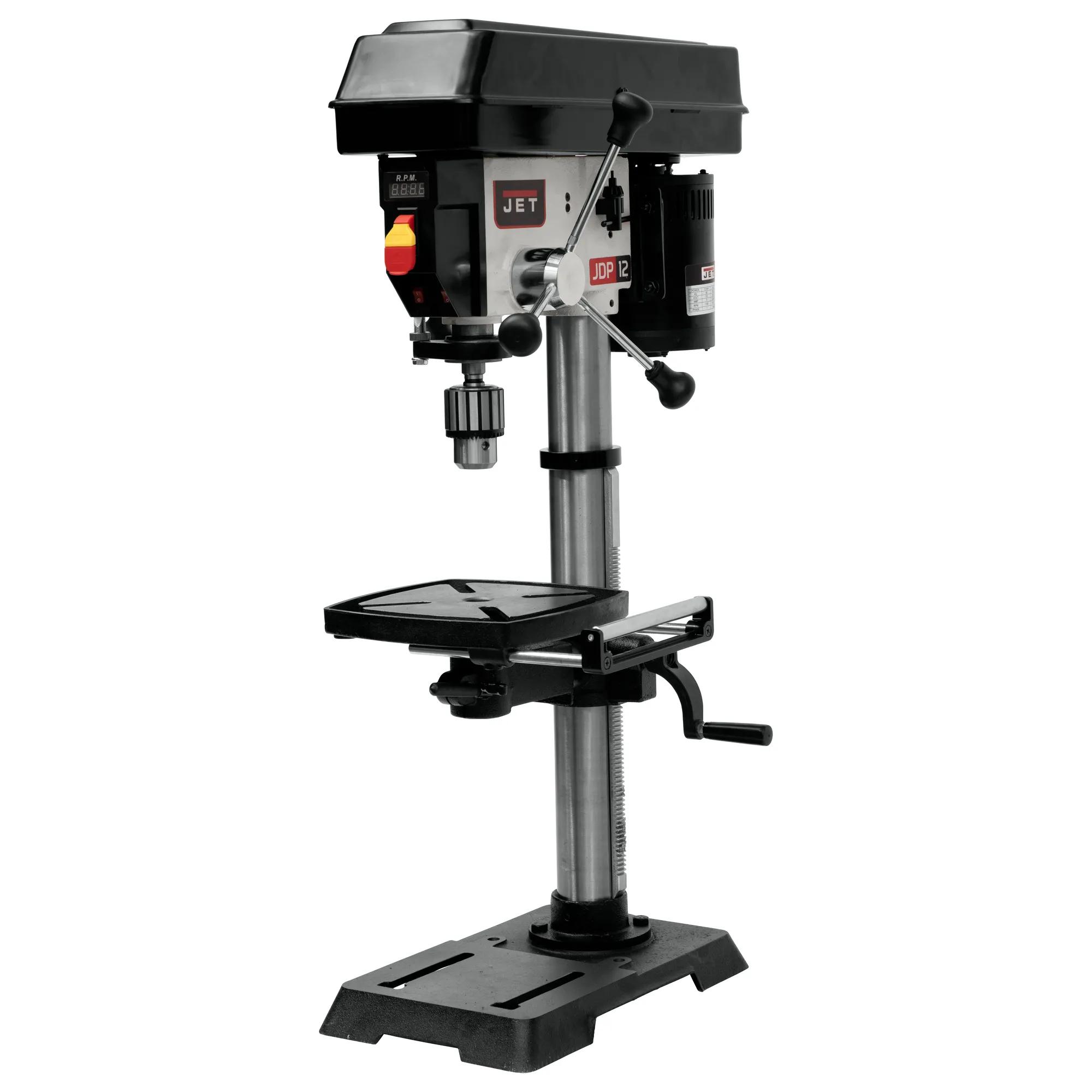 12" Benchtop Vari.-Speed Drill Press, 0.5HP, 115V 1PH(JWDP-12)