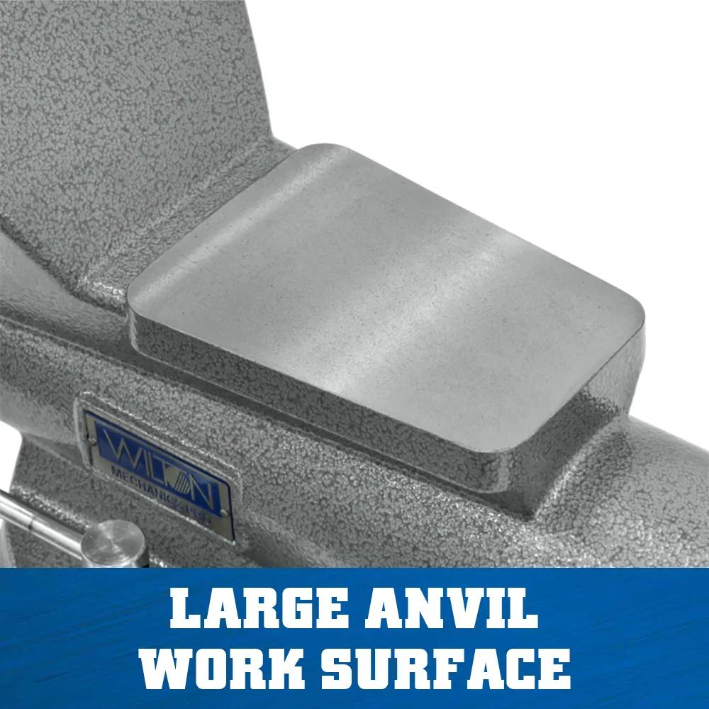 10 in. Mechanics Pro Vise with 360-Degree Swivel Base