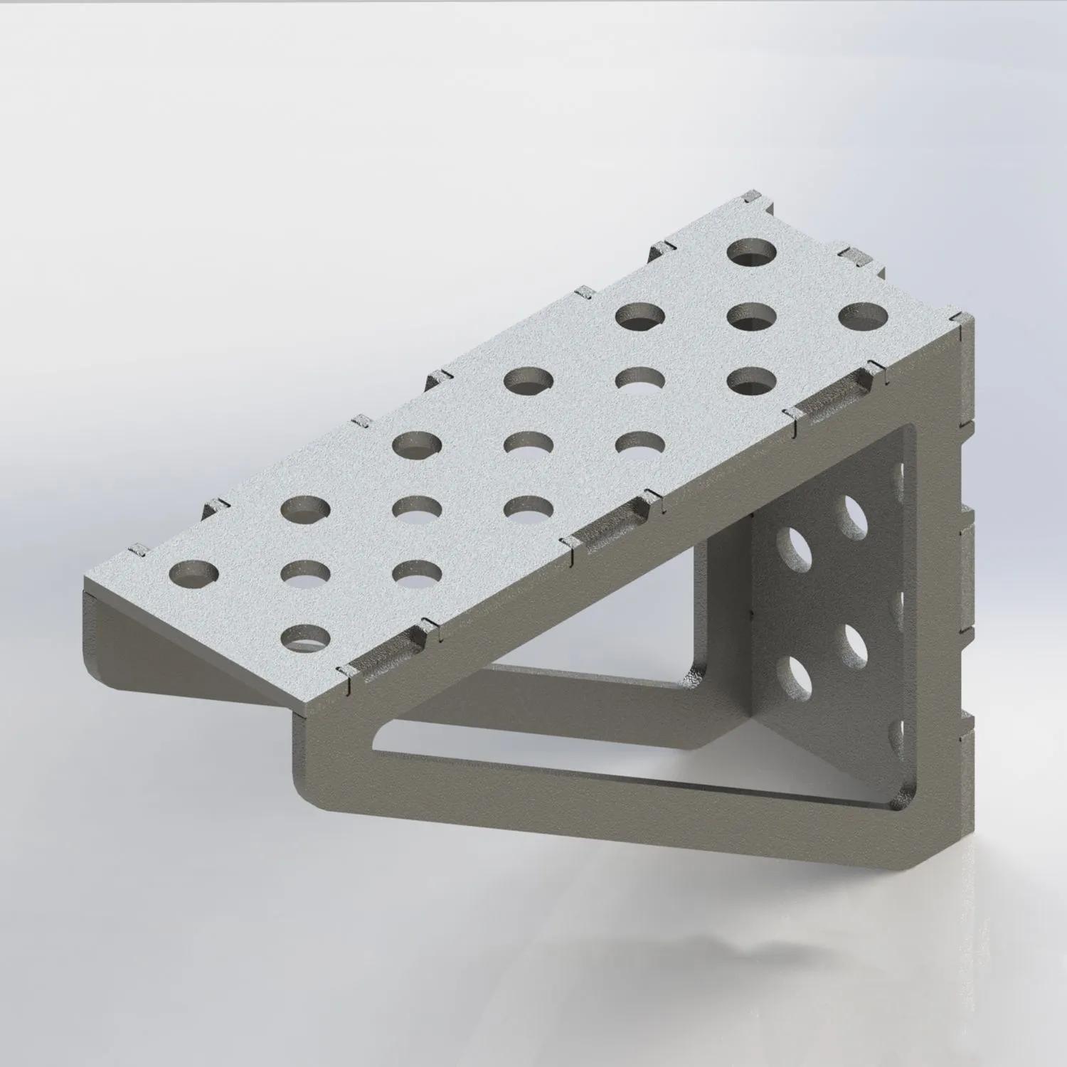 Fixturing blocks and accessories feature the same interlocking weld together design as our tables, helping create endless possibilities for fixturing welding projects. 
