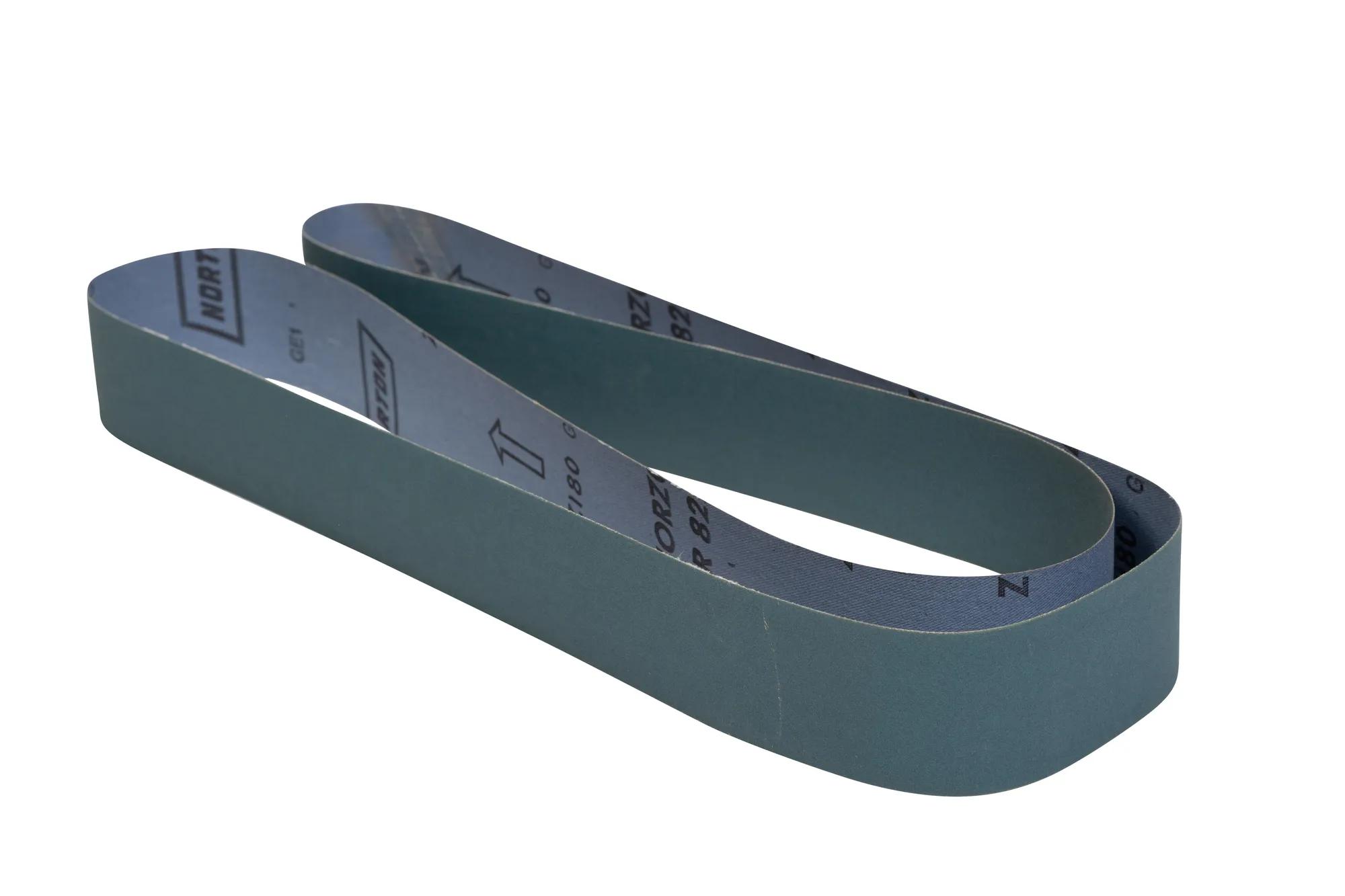 Sanding Belts, 2" x 72", 36/50G Aluminum Oxide & 180G Zirconium (3-Pack)