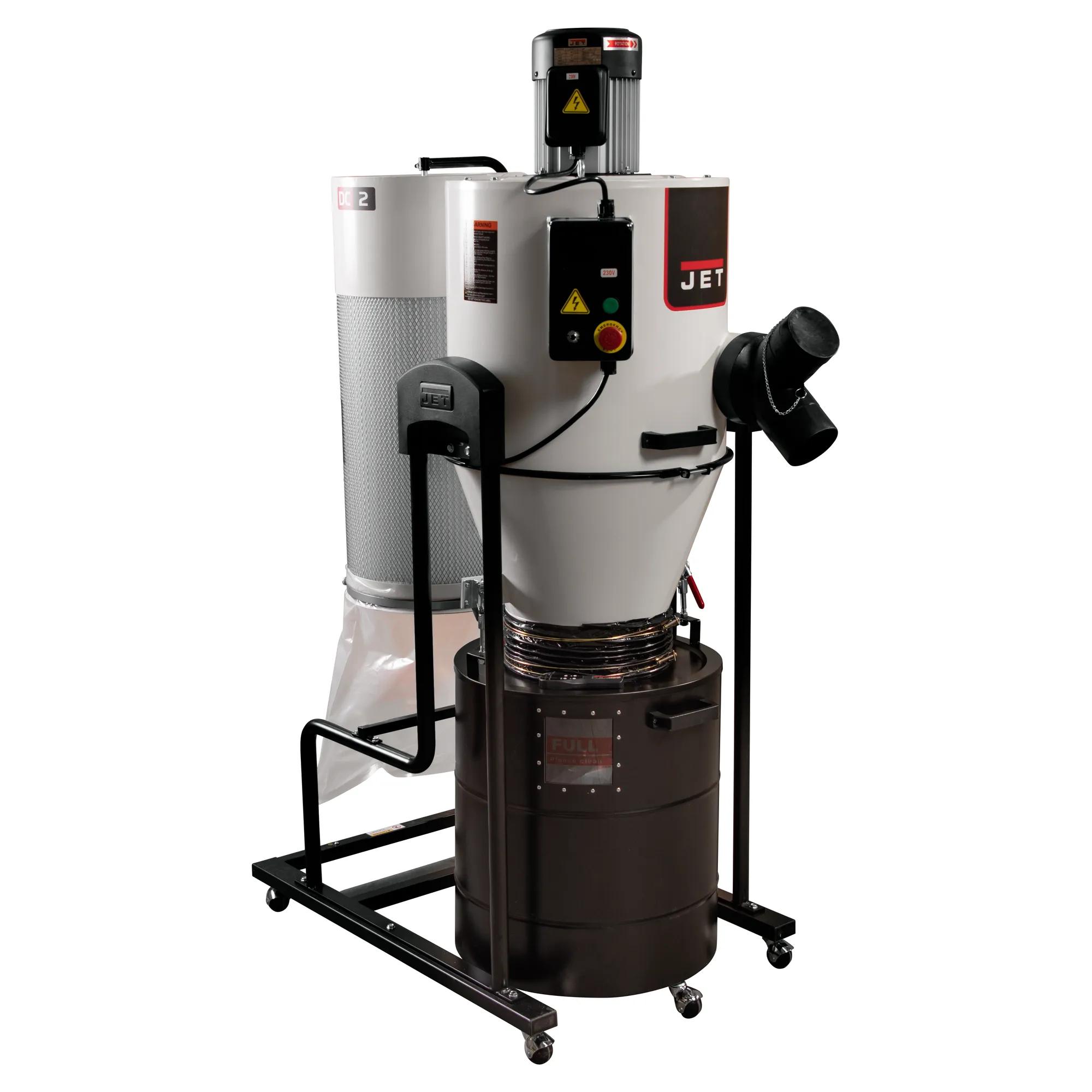 1538 CFM, Cyclone Dust Collector, 2HP, 230V(JCDC-2)