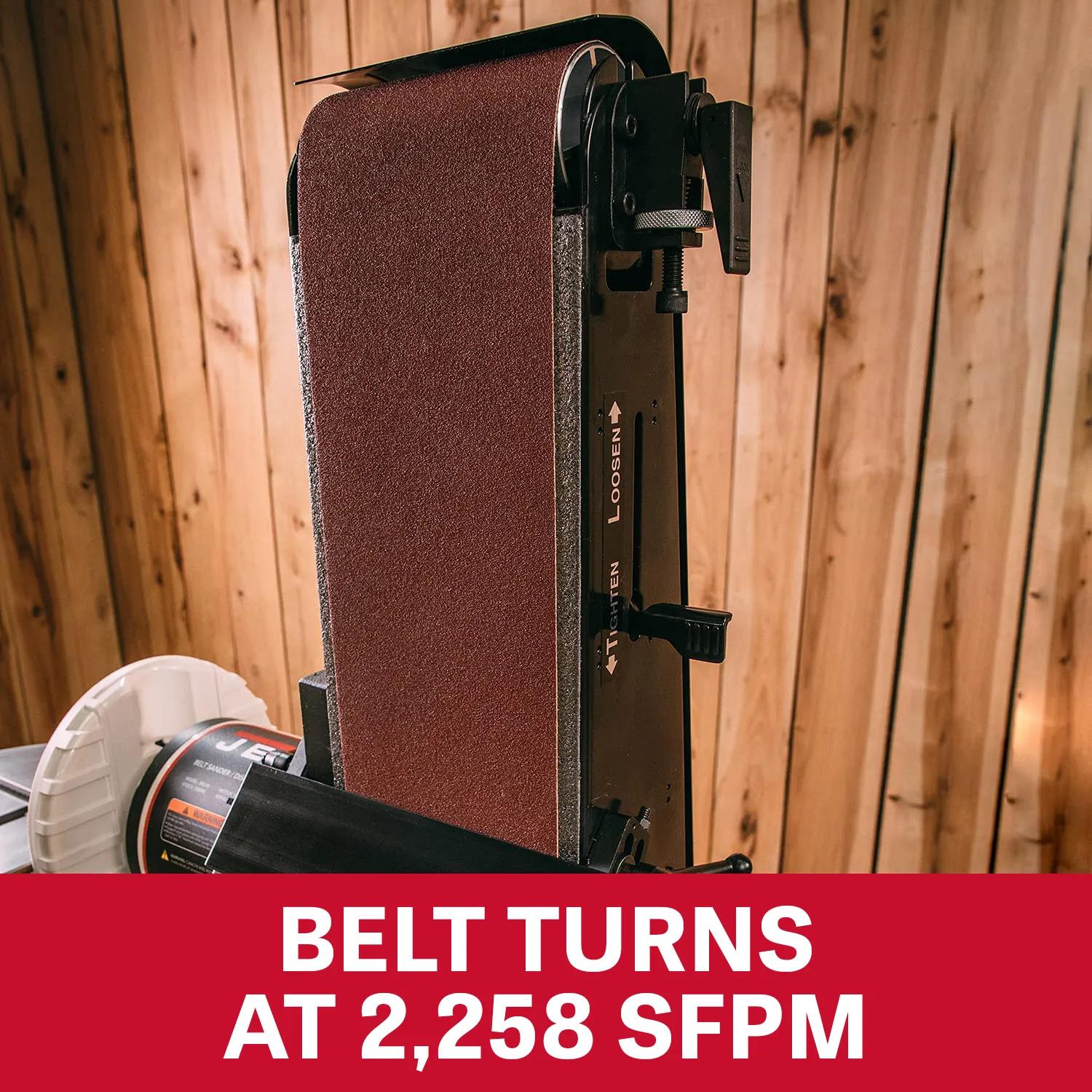 6" x 48" Belt / 9" Disc Sander w/ Closed Stand, 3/4HP, 115V 1PH(JSG-96CS)
