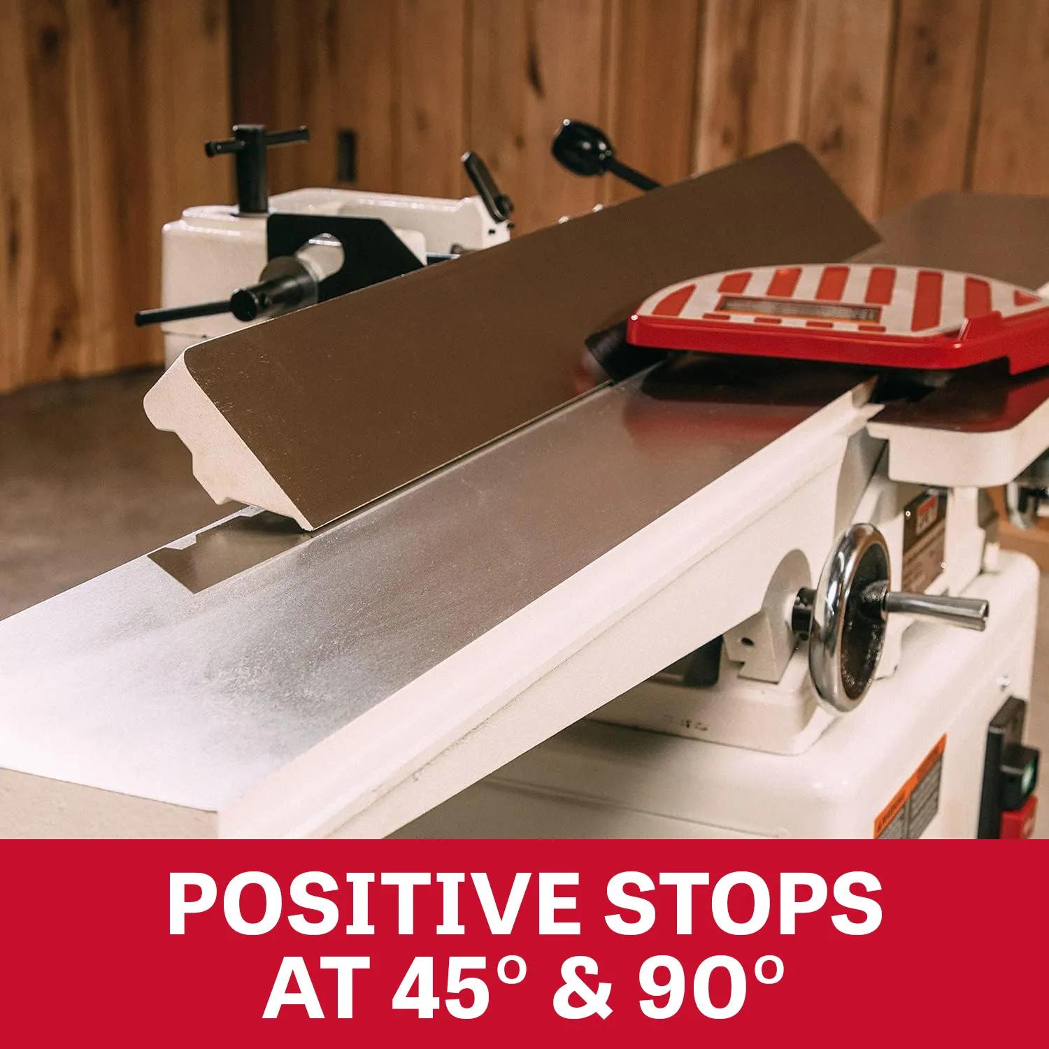 6" Long Bed Wood Jointer w/ Helical Head Kit, 1HP, 115/230V 1PH(JJ-6HHDX)