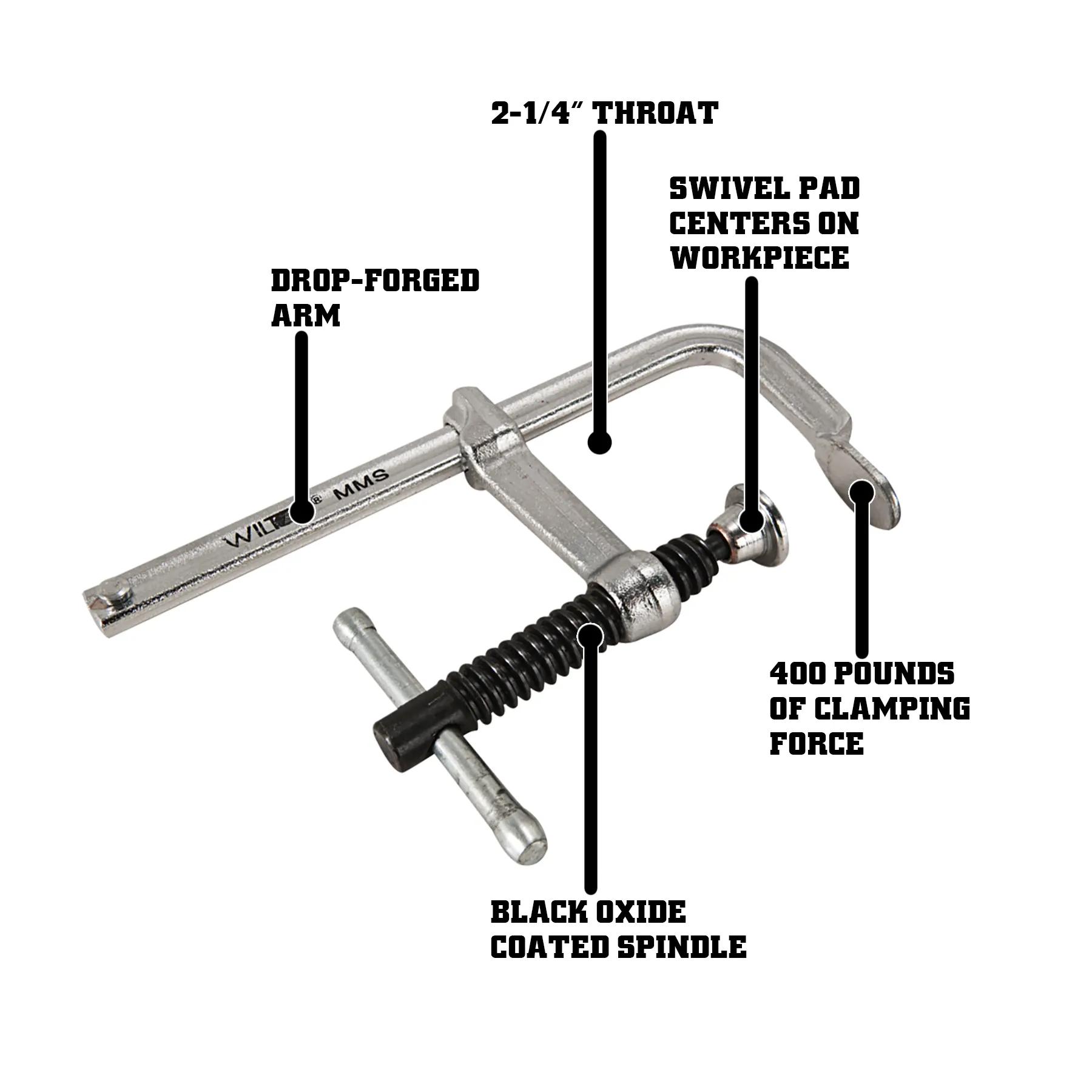 8 in.  Mini F-Clamp - (MMS-8)