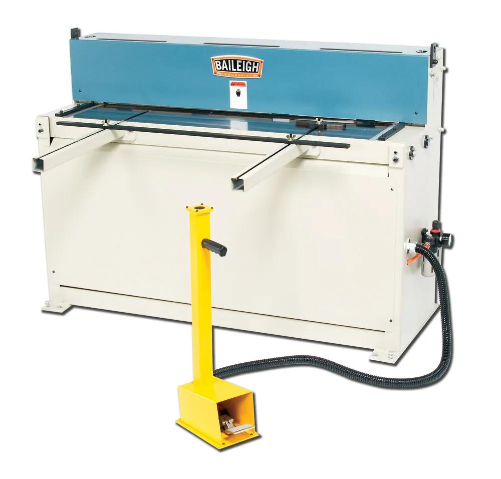 The air powered Sheet Metal Shear is perfect for schools and shops cutting 16 gauge mild steel or lighter
