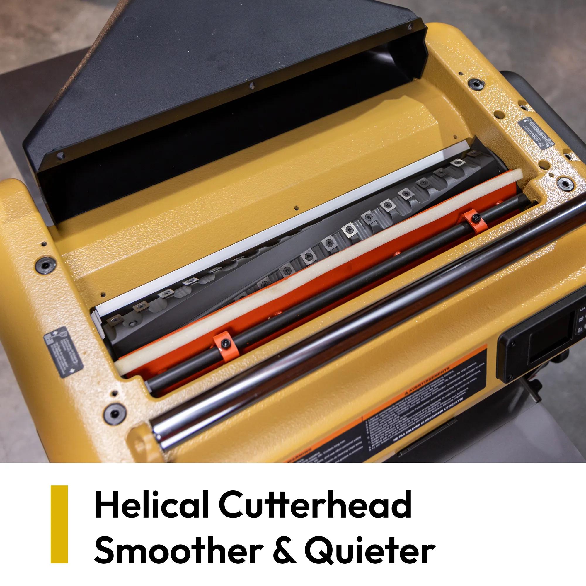 20-Inch Helical Cutterhead Planer,  5 HP, 3PH, 460V (209BHH-4)