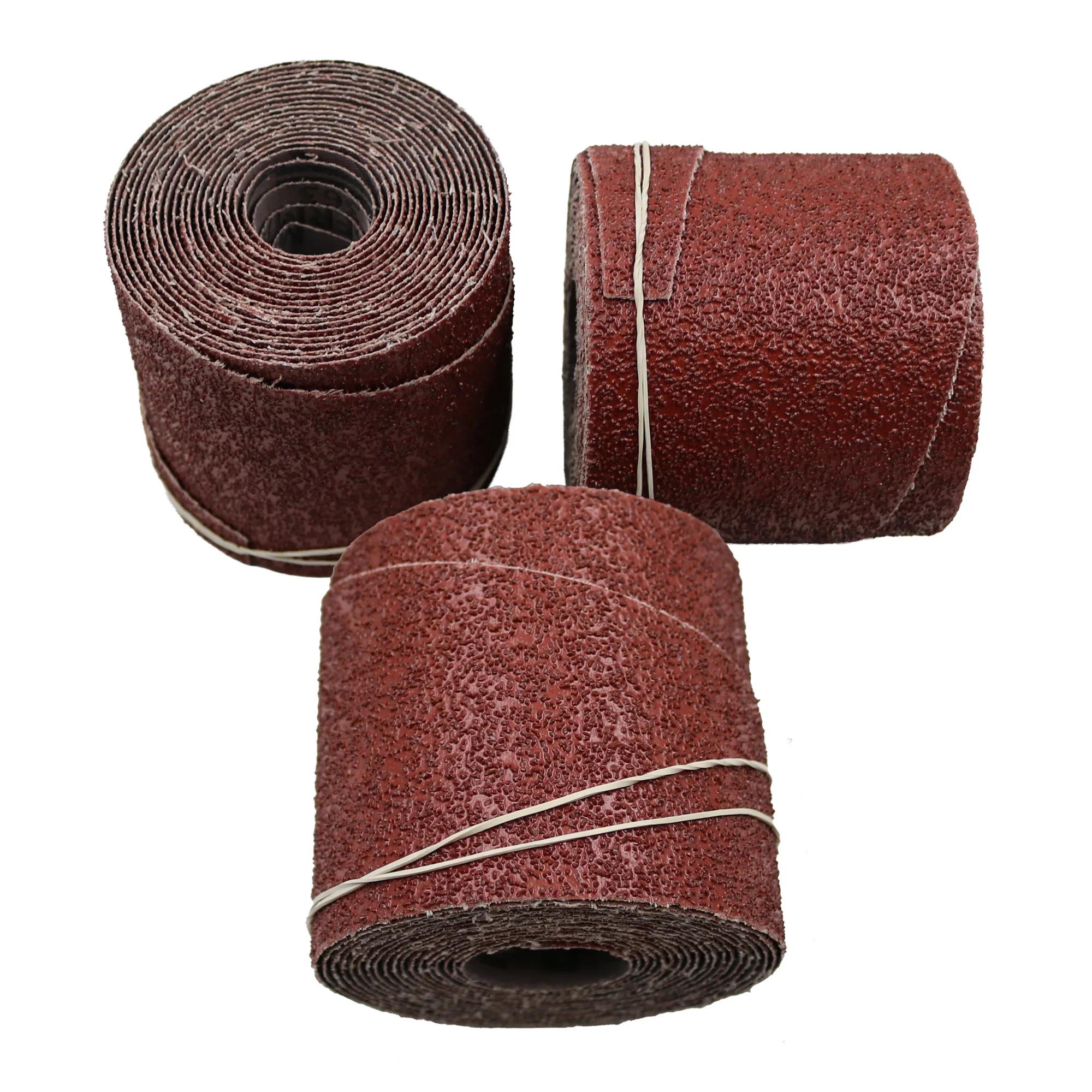 Ready-to-Wrap Abrasive Sandpaper, 25 in, 36 Grit, Pack of 3