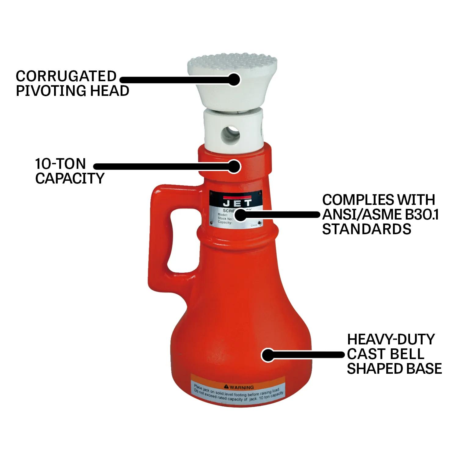 10 Ton, Screw Jack(SJ-10T)