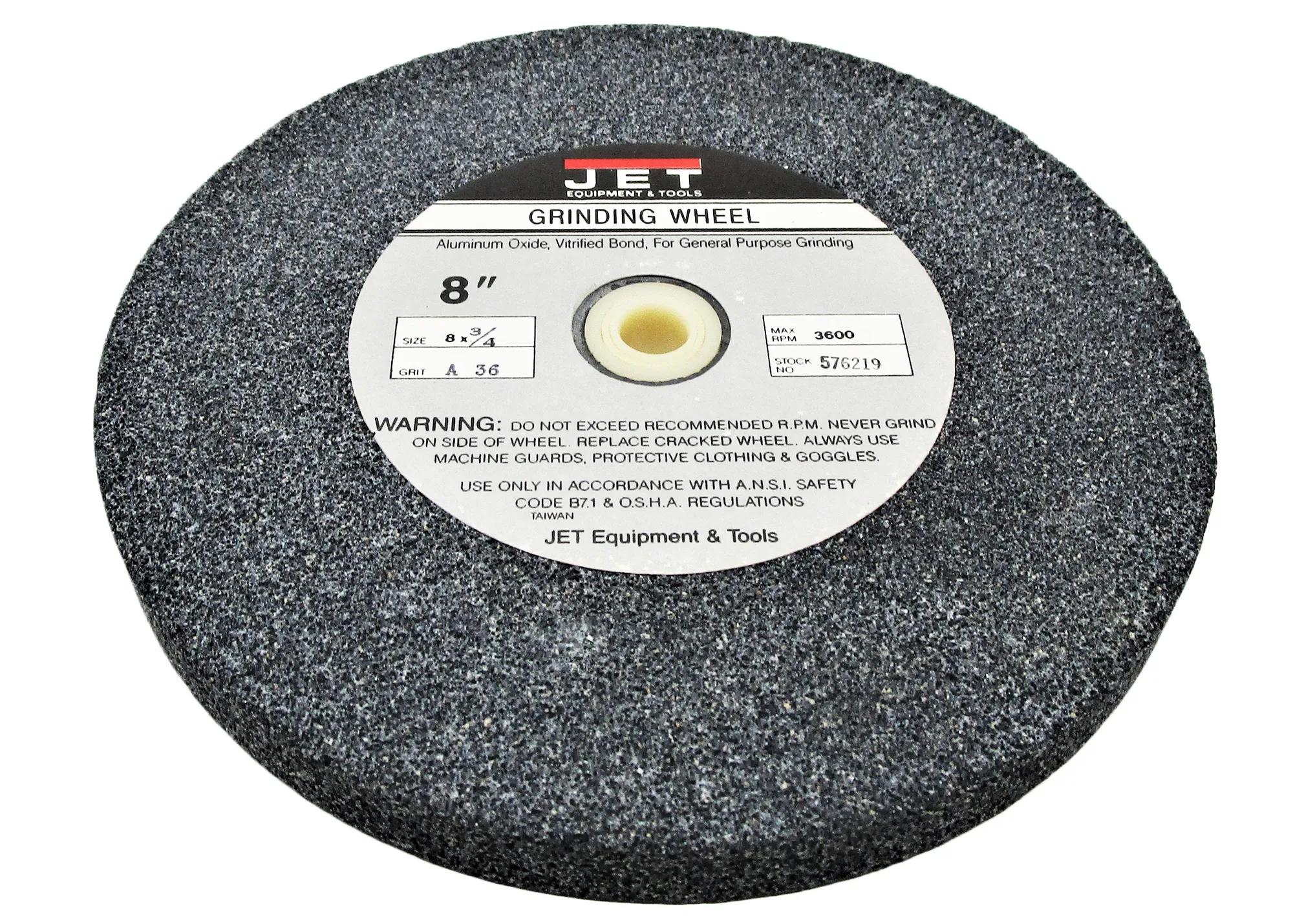 Grinding Wheel, 8 x 5/8 x 3/4 in, A36 for JBG6A Bench Grinder