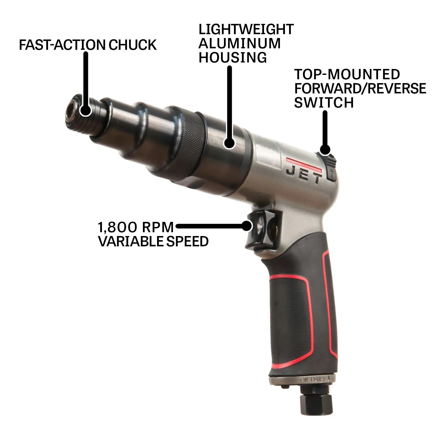1/4" 800 RPM, Screwdriver, 0.5HP(JAT-651)