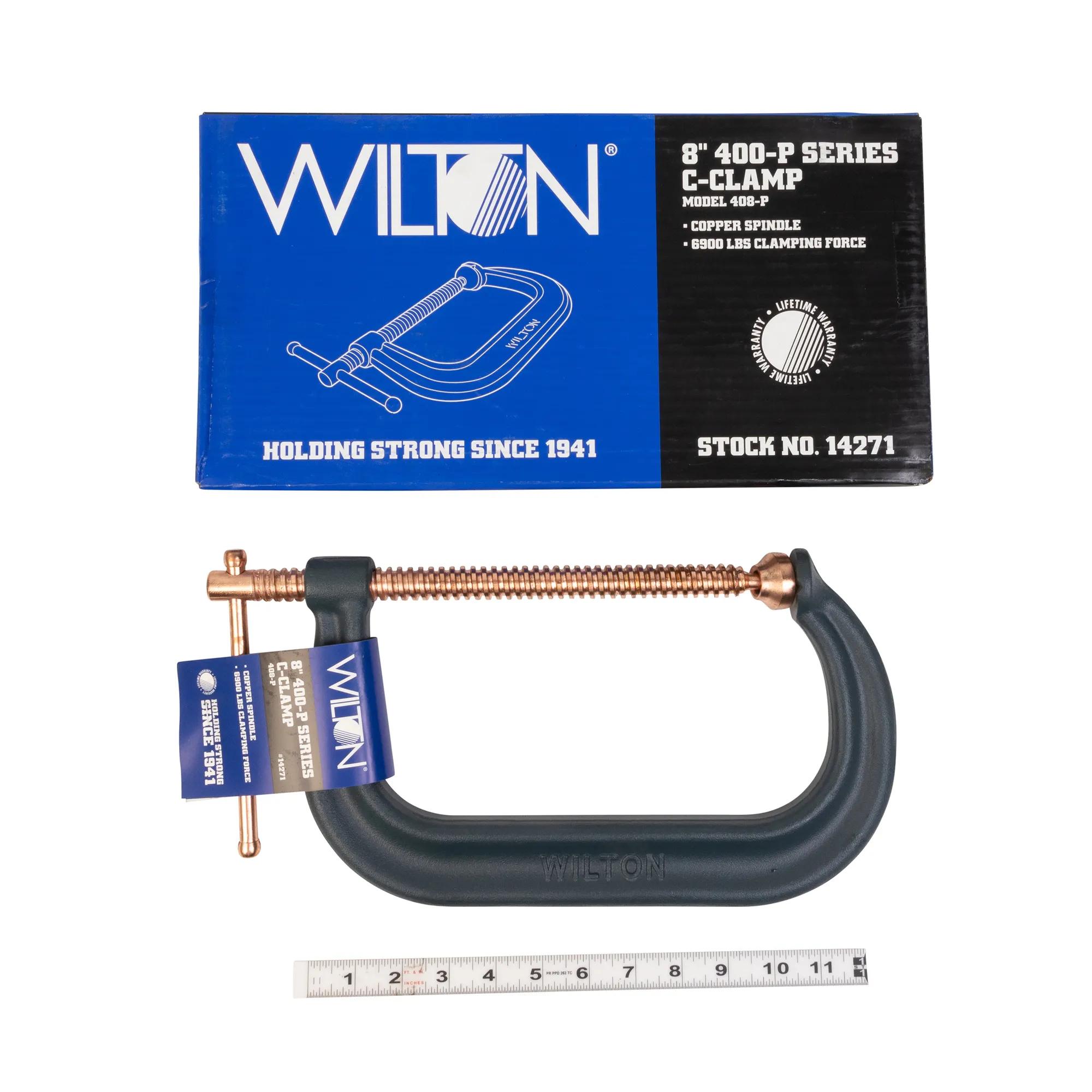 Spark-Duty Drop Forged C-Clamp, 0 -8-1/4 in. Opening, 4-15/16 in. Throat Depth
