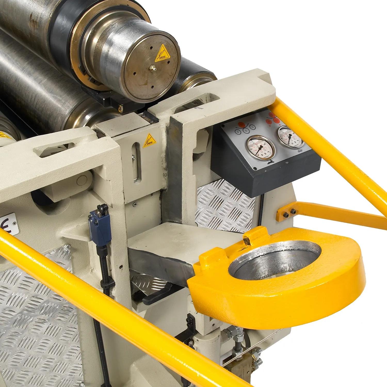 Rolls up to ¼” mild steel in 6-foot lengths.