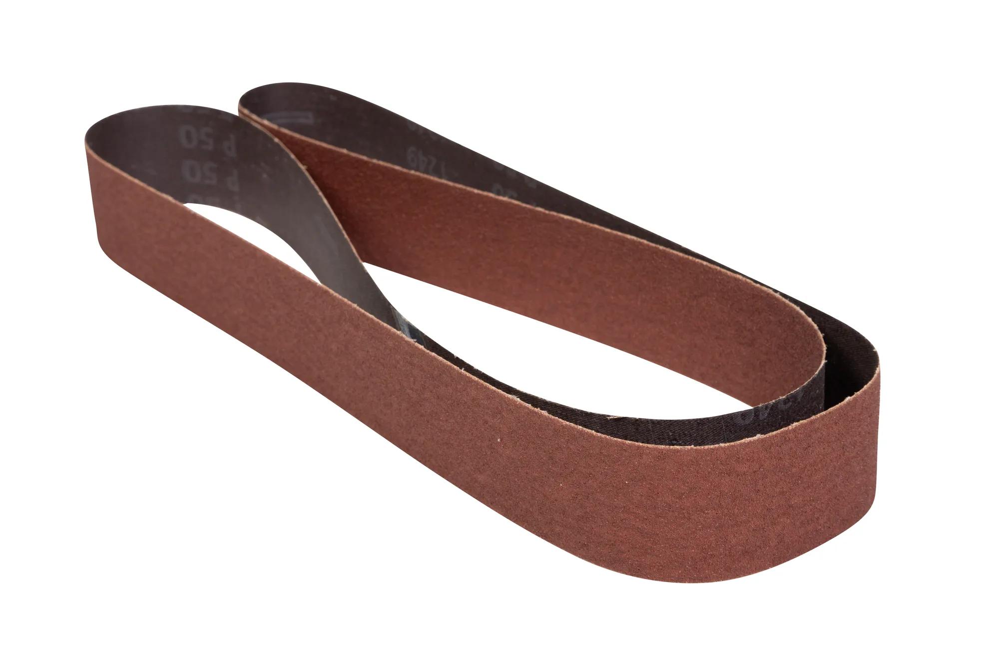 Sanding Belts, 2" x 72", 36/50G Aluminum Oxide & 180G Zirconium (3-Pack)