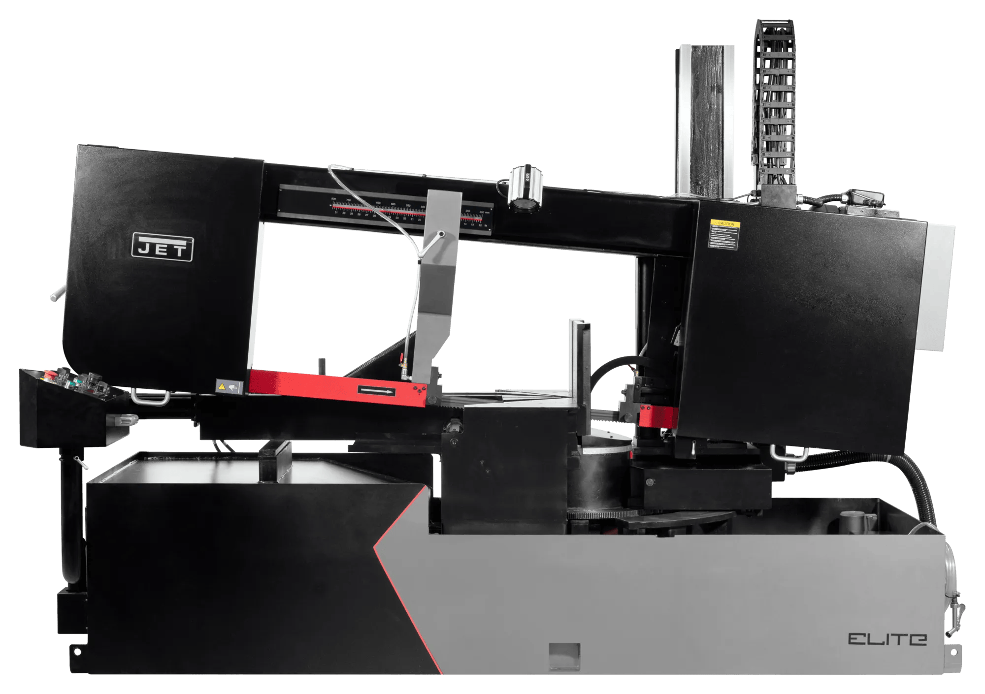 18 x 31" Semi-Automatic Dual Mitering EVS Bandsaw, 7.5HP, 460V 3PH(ECB-1833DMEVS-460)