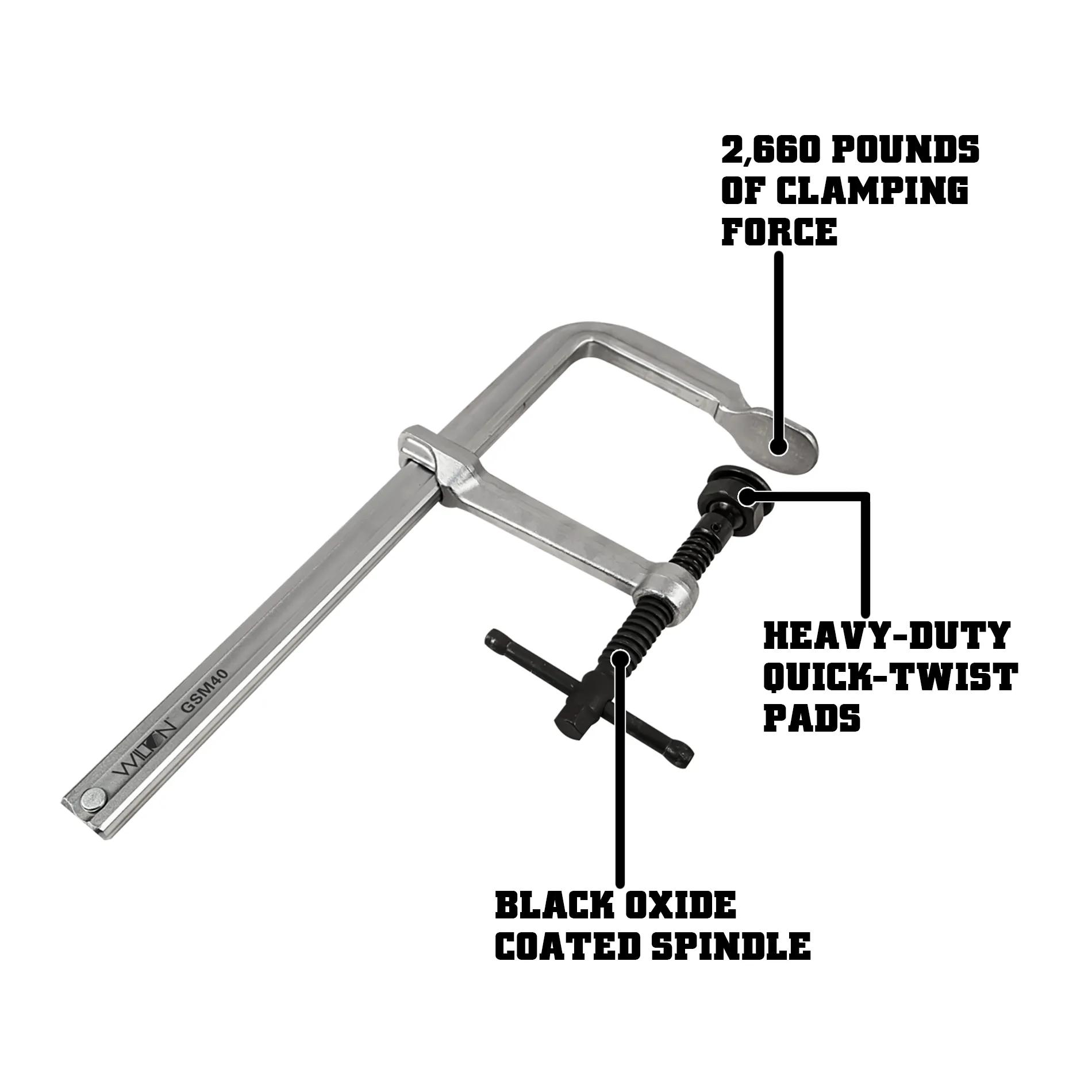 16 in.  Heavy Duty F-Clamp - (GSM40)