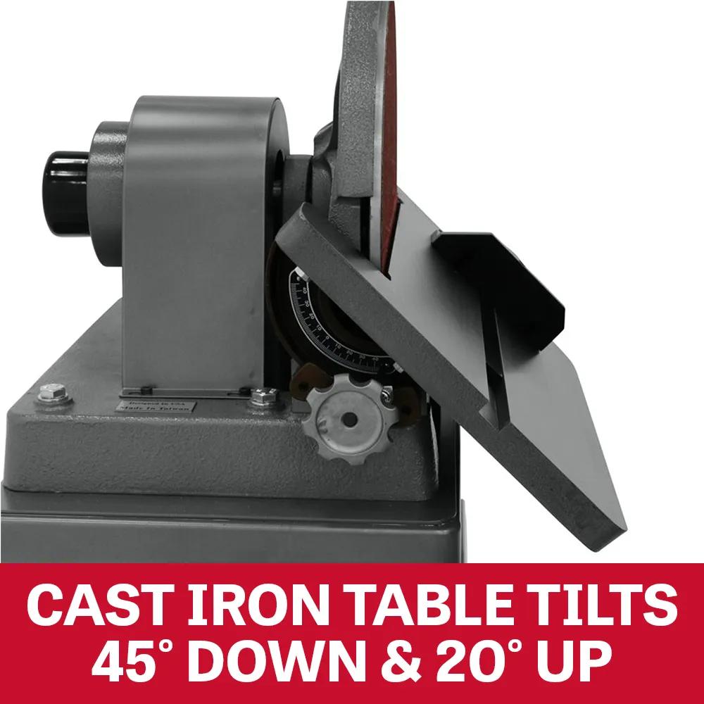 12" Industrial Disc Finishing , 1.5HP, 115/230V 1PH(J-4400A)