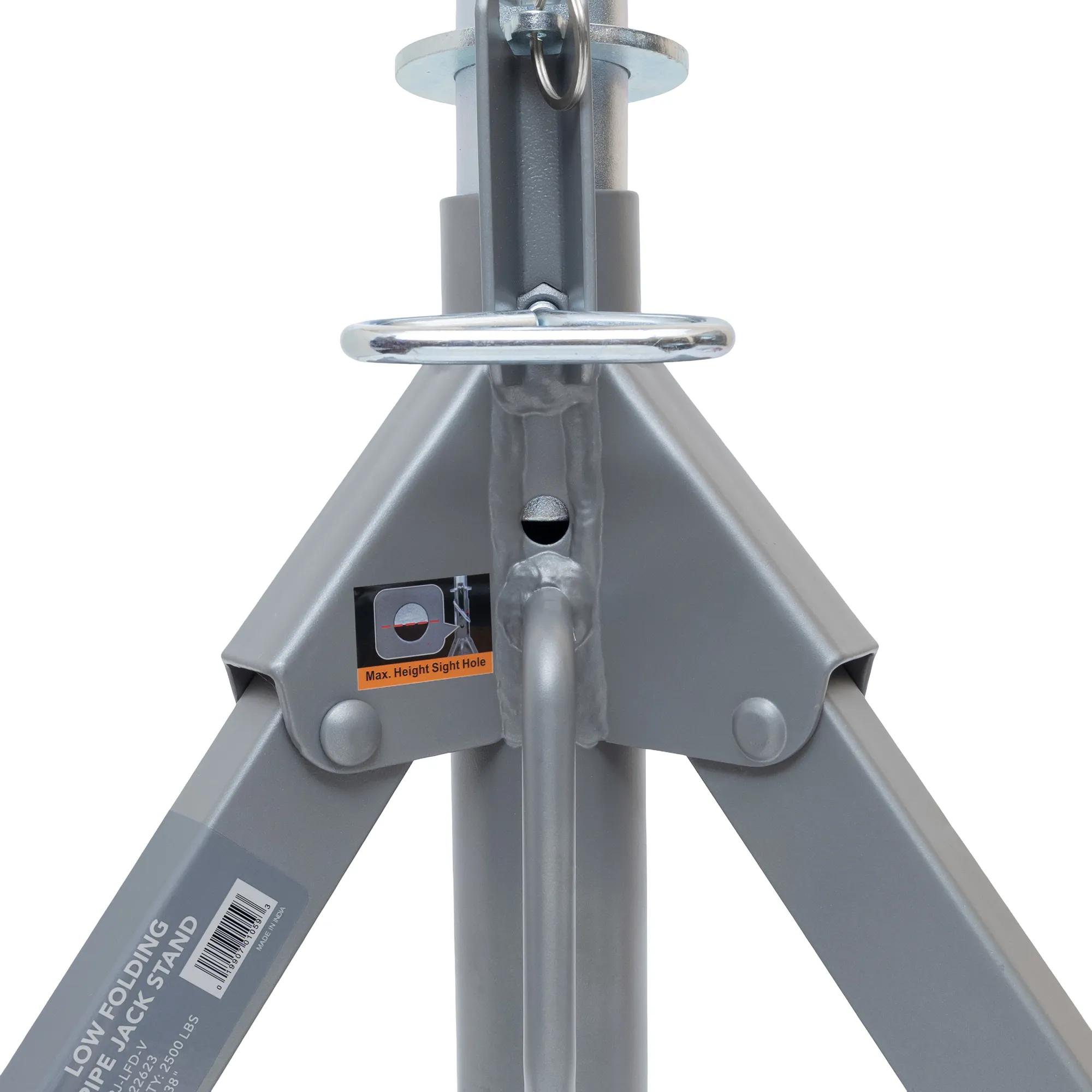 Low Folding Pipe Jack Stand (JPJ-LFD-V)