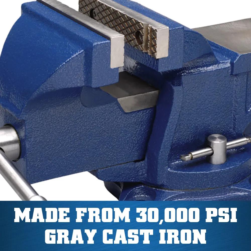 5 in. General Purpose Bench Vise with Swivel Base