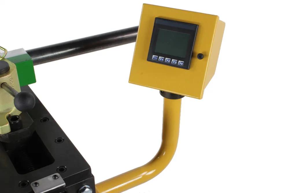 Touch screen for programming bends