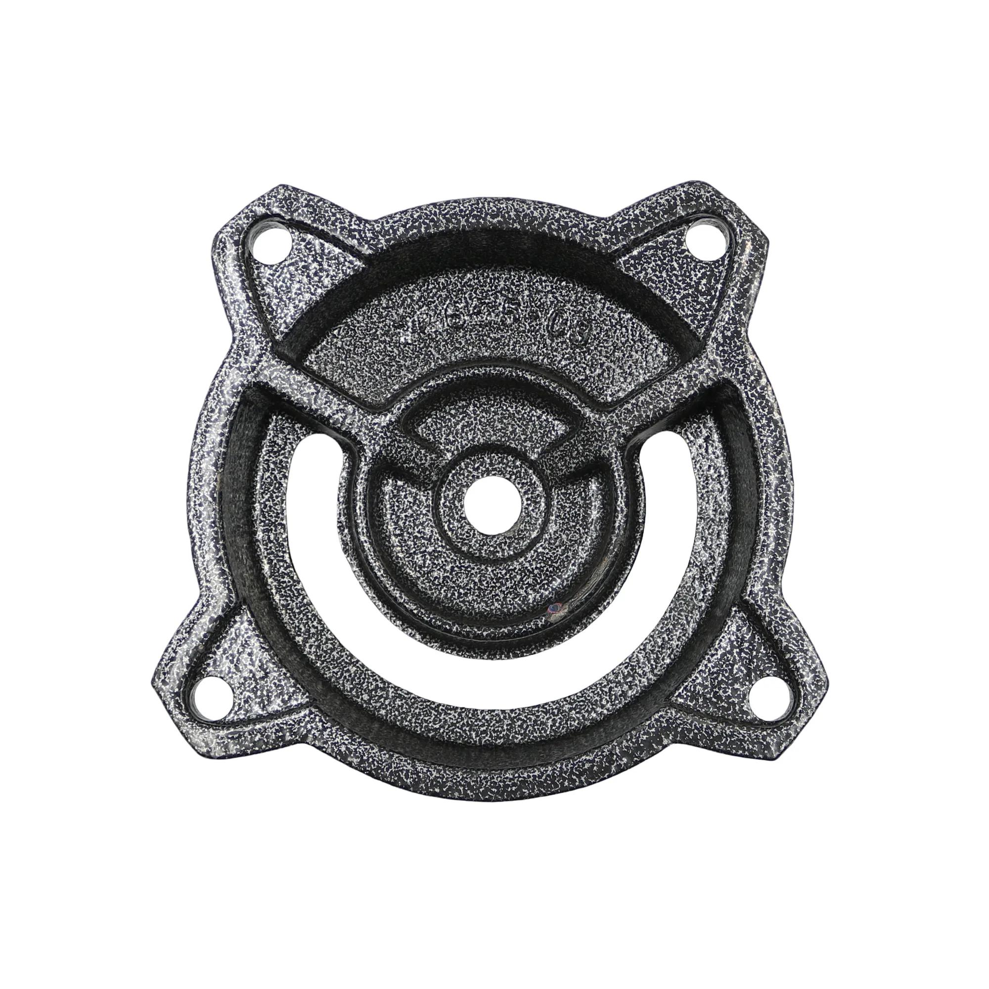 Column Retainer Baseplate, 6 in., Silver