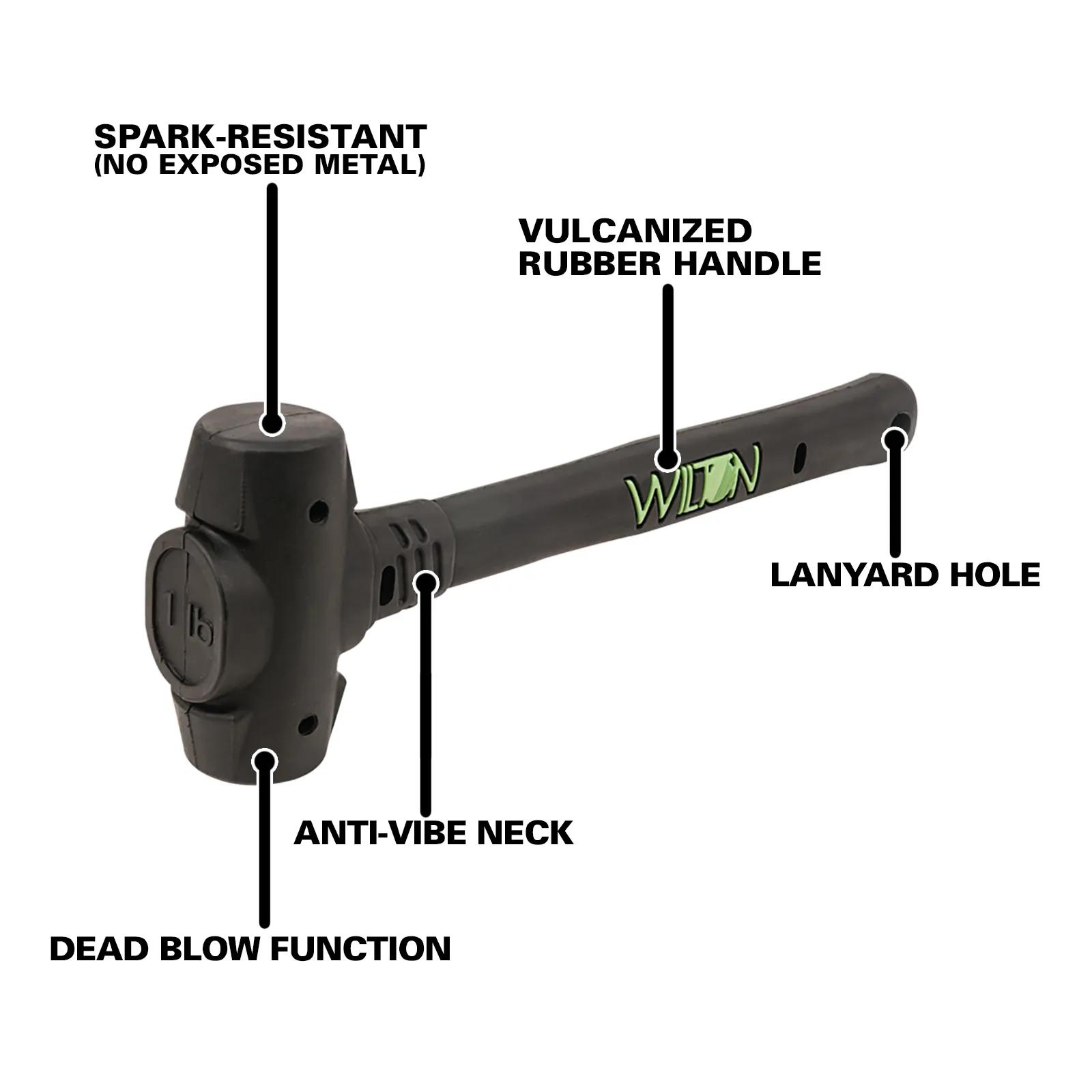 1-1/2 Lb, 14 in.  B.A.S.H Dead Blow Hammer