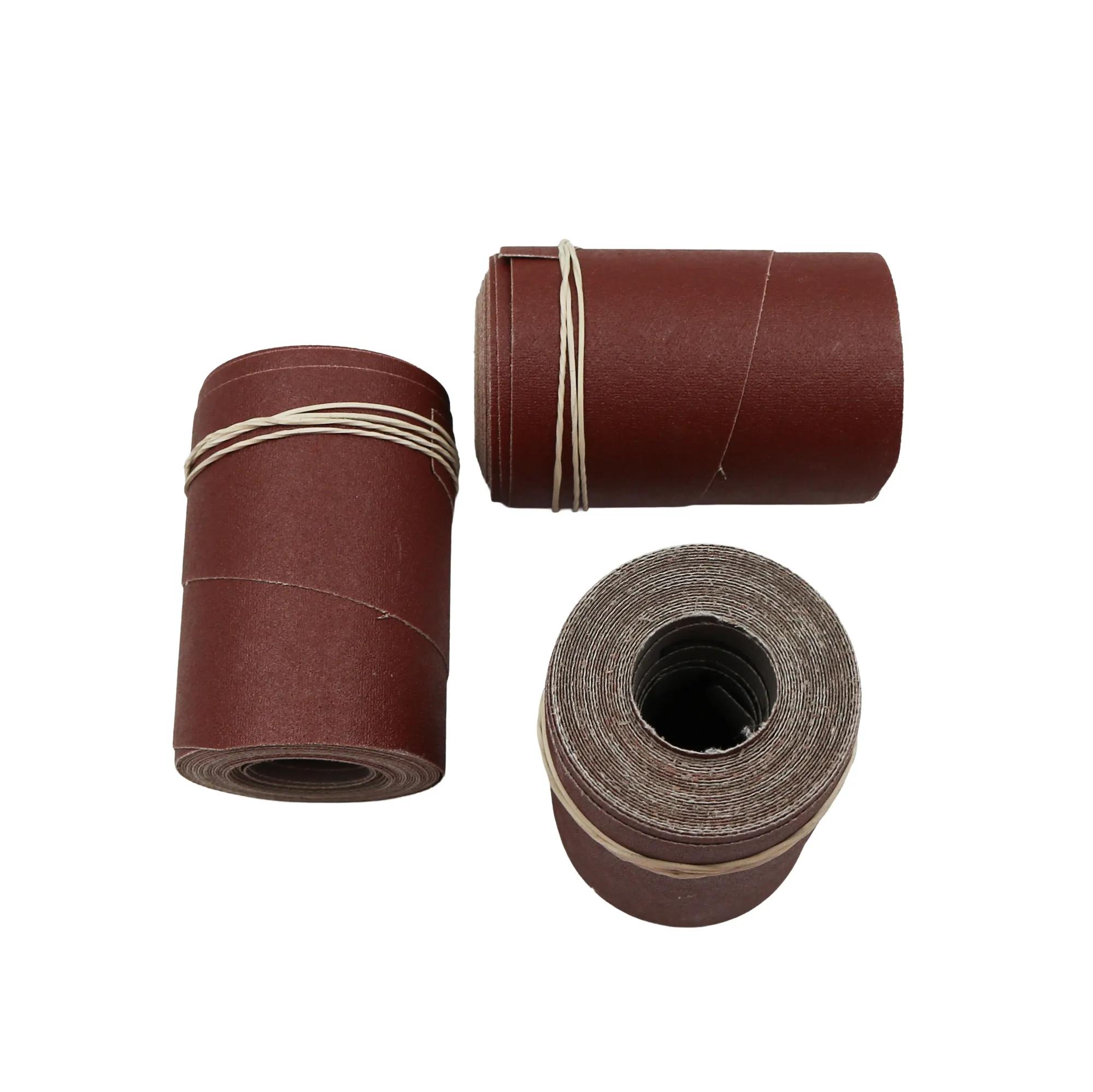 Ready-to-Wrap Abrasive Sandpaper, 25 in, 220 Grit, Pack of 3